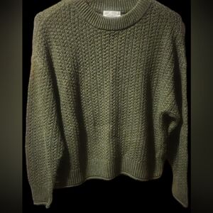 Universal Thread Textured Green Sweater
